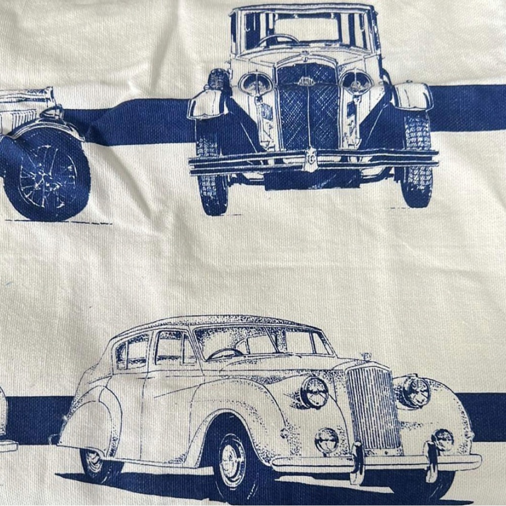 TEA TOWEL CARS NWT British Motor Centre tea towel Vintage English MINI C… - Picture 10 of 16